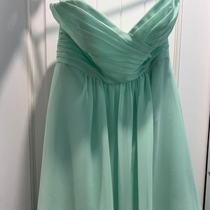 Mint bridesmaid dress